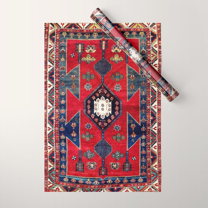 Kazak Southwest Caucasus Rug Wrapping Paper Gallery Image 1