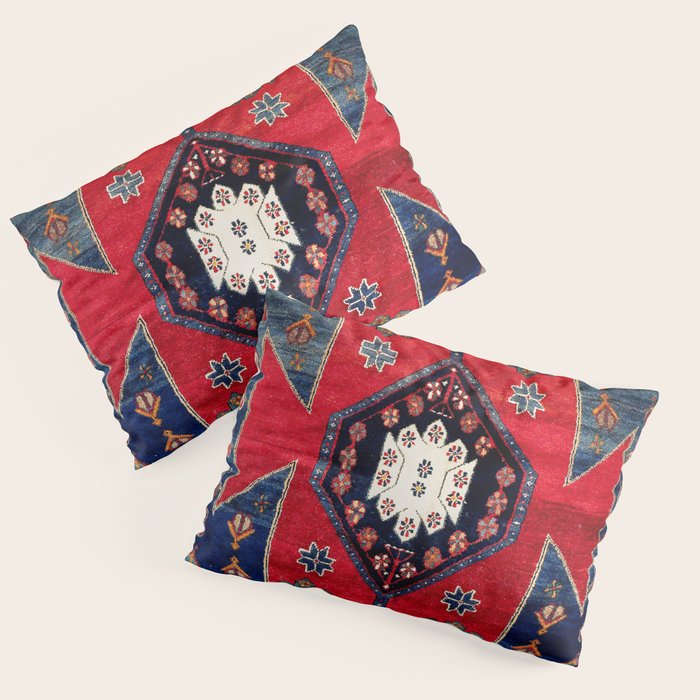 Kazak Southwest Caucasus Rug Pillow Sham Gallery Image 3