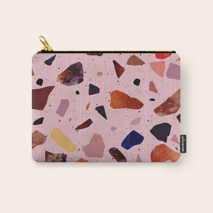 Terrazzo Rosé Carry All Pouch Gallery Image 1