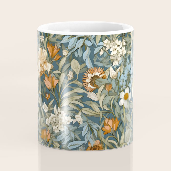Countryside Blooms Renaissance Cottage Floral Coffee Mug Gallery Image 4