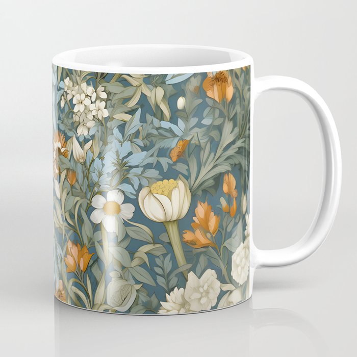 Countryside Blooms Renaissance Cottage Floral Coffee Mug Gallery Image 1