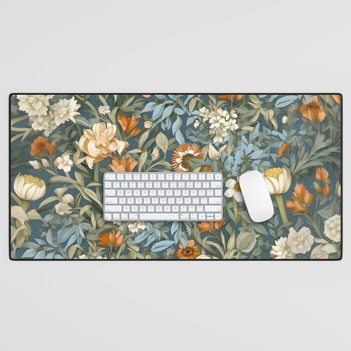 Countryside Blooms Renaissance Cottage Floral Desk Mat Gallery Image 1