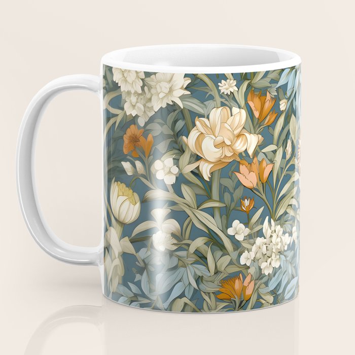 Countryside Blooms Renaissance Cottage Floral Coffee Mug Gallery Image 3