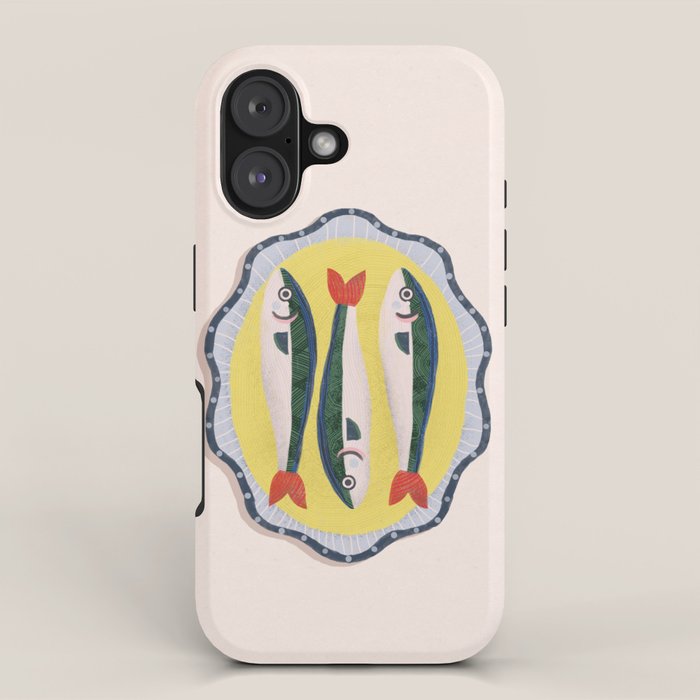 Fish On A Plate iPhone Case Gallery Image 1
