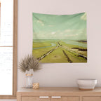 Low Country Aerial Landscape Wall Tapestry Gallery Image 2