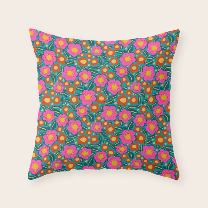 Ditsy II Throw Pillow Gallery Image 6