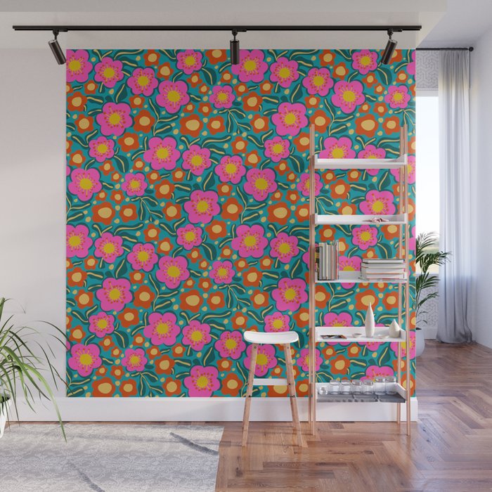 Ditsy II Wall Mural Gallery Image 1