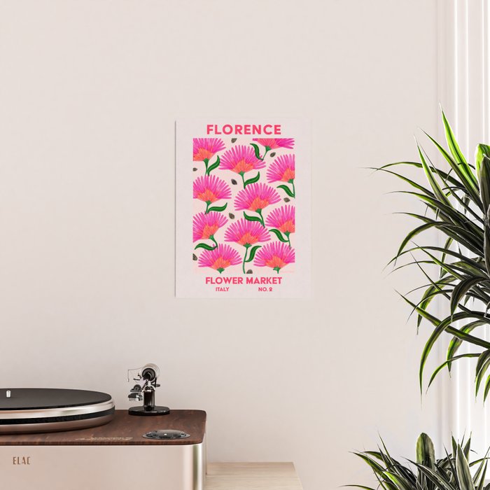 Retro Wall Art | Florence Flower Market | Matisse Print | Printable Poster Gallery Image 2