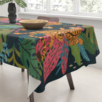 Jungle Cats - Roaring Tigers Tablecloth Gallery Image 3