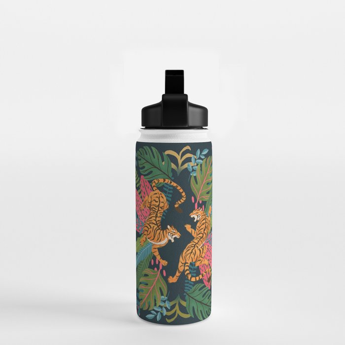 Jungle Cats - Roaring Tigers Water Bottle Gallery Image 2