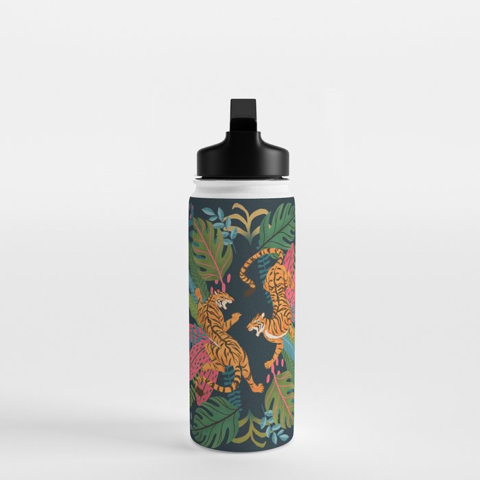 Jungle Cats - Roaring Tigers Water Bottle Gallery Image 3