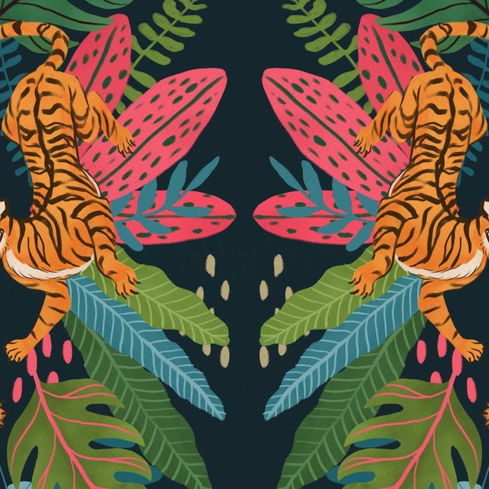 Jungle Cats - Roaring Tigers Coffee Mug Gallery Image 2