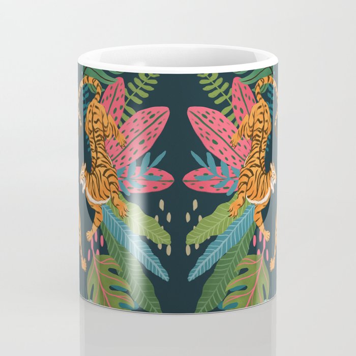 Jungle Cats - Roaring Tigers Coffee Mug Gallery Image 4