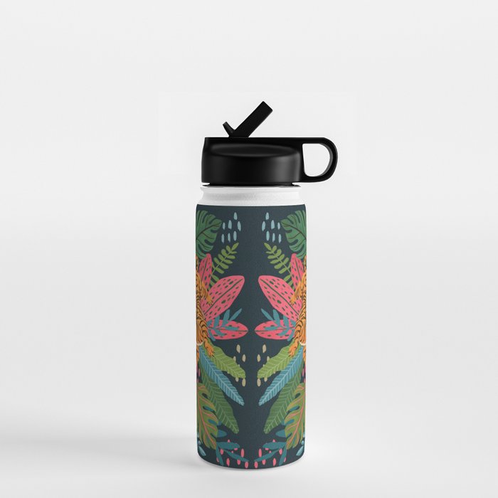 Jungle Cats - Roaring Tigers Water Bottle Gallery Image 1