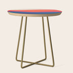 Sacred Geometric Waves: Retro 80s Edition Side Table Gallery Image 1