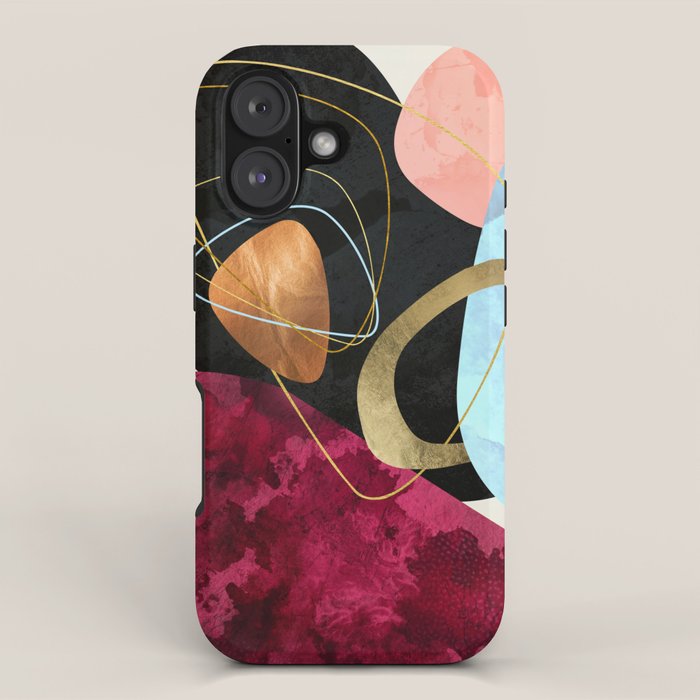 Abstract Pebbles II iPhone Case Gallery Image 1