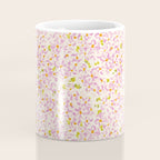 Pink brush stroke flowers Coffee Mug Gallery Image 4