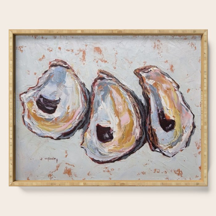 Oyster shells Serving Tray Gallery Image 1