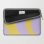 Wavy Land - Lime & Lilac Laptop Sleeve Gallery Image 2