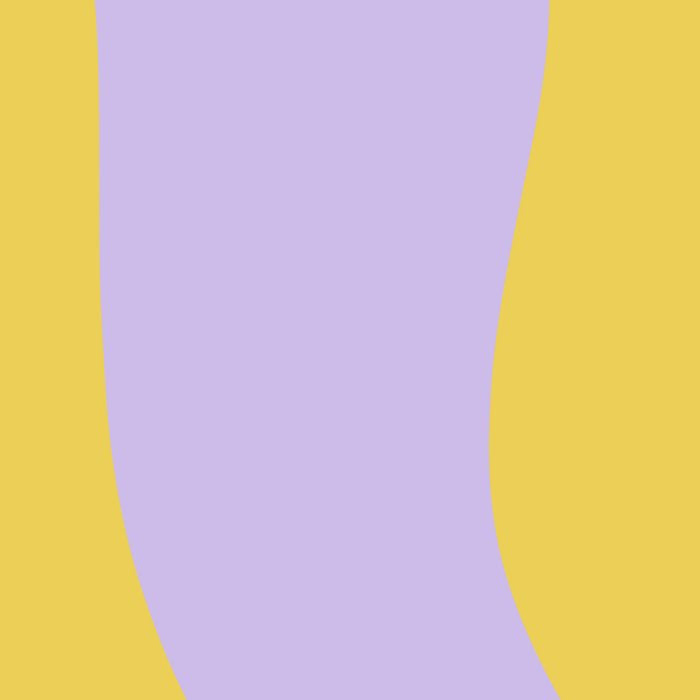 Wavy Land - Lime & Lilac Coffee Mug Gallery Image 2