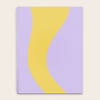 Wavy Land - Lime & Lilac Notebook Gallery Image 4