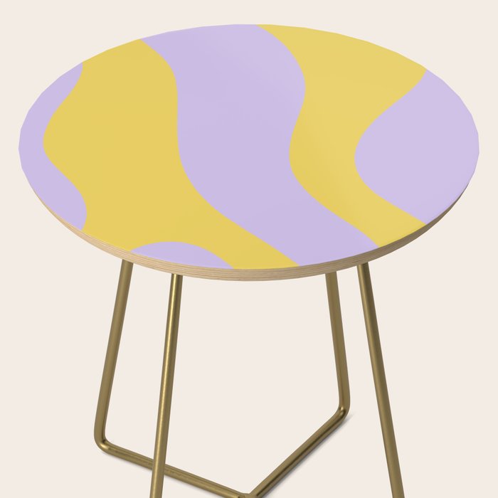 Wavy Land - Lime & Lilac Side Table Gallery Image 2