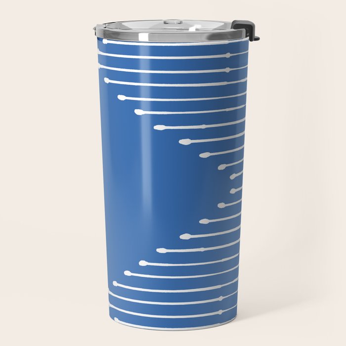 Geo (Sky Blue) Travel Mug Gallery Image 2