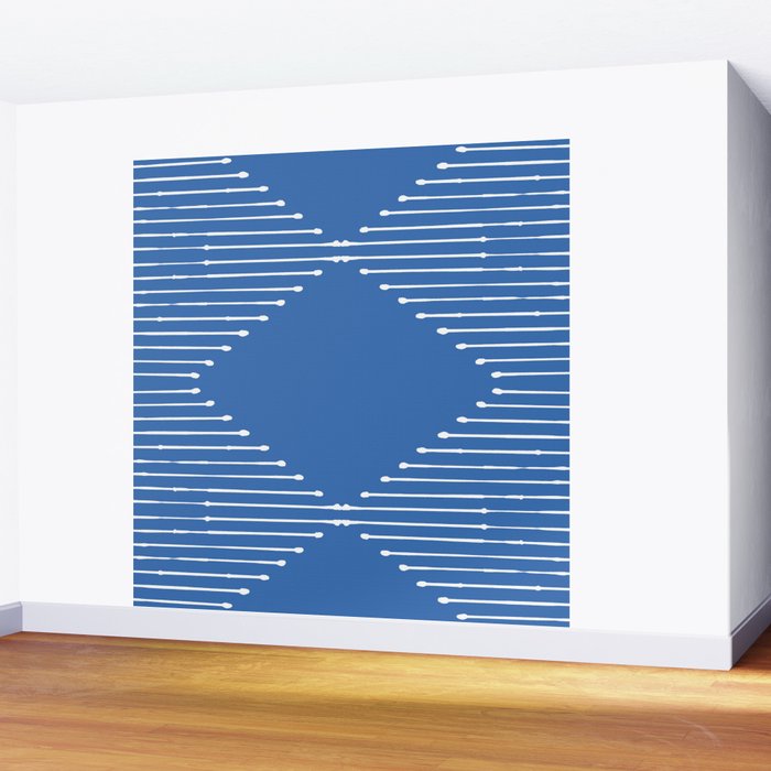 Geo (Sky Blue) Wall Mural Gallery Image 2