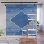 Geo (Sky Blue) Wall Mural Gallery Image 1