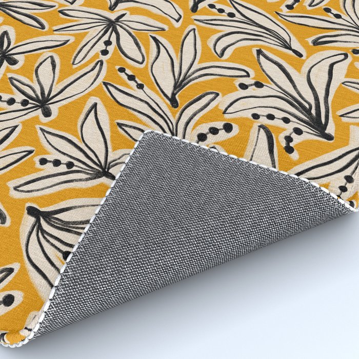 Lily Flower Pattern #2 Rug Gallery Image 4