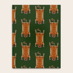 TIBETAN TIGER RUG-green Notebook Gallery Image 4
