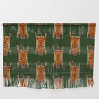 TIBETAN TIGER RUG-green Wall Hanging Gallery Image 1