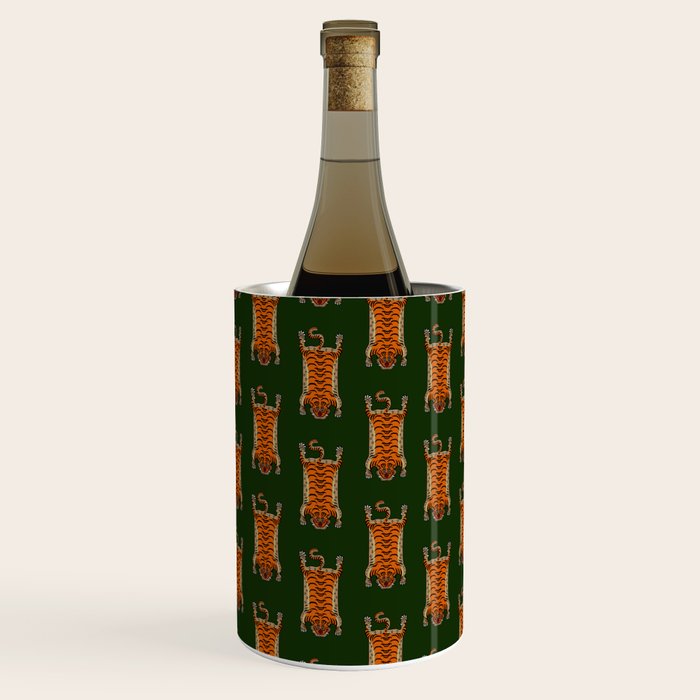 TIBETAN TIGER RUG-green Wine Chiller Gallery Image 2