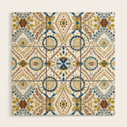 Artisan Tile Essence Flowery Wood Wall Art Gallery Image 1