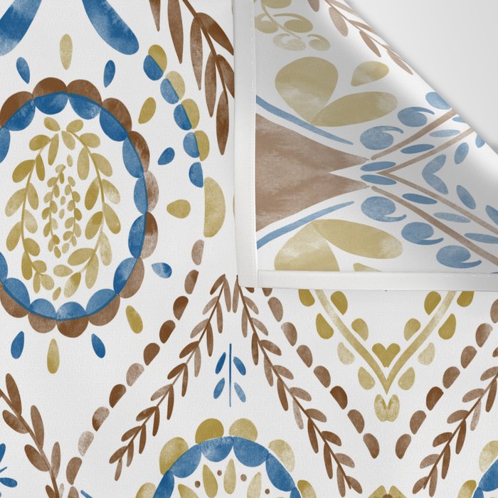 Artisan Tile Essence Flowery Wall Tapestry Gallery Image 3