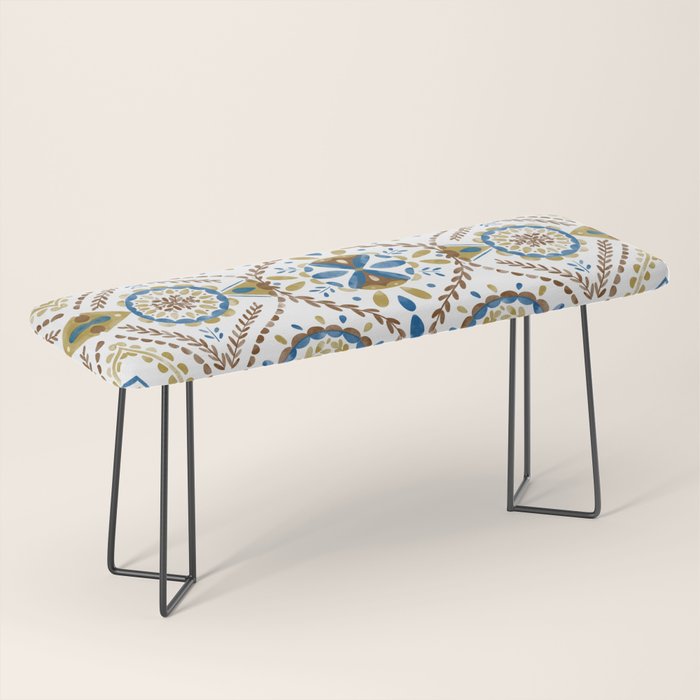 Artisan Tile Essence Flowery Bench Gallery Image 1