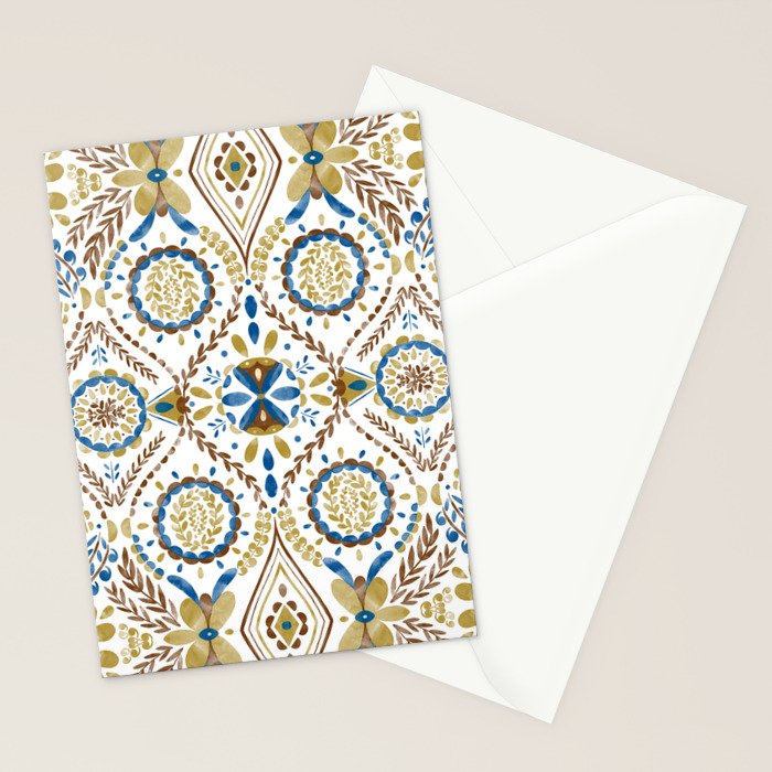 Artisan Tile Essence Flowery Stationery Card Gallery Image 2