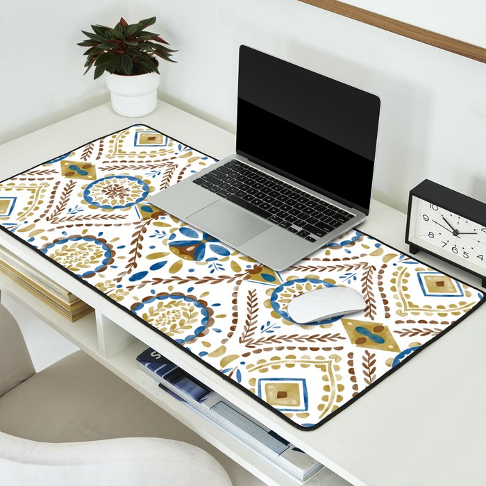 Artisan Tile Essence Flowery Desk Mat Gallery Image 2