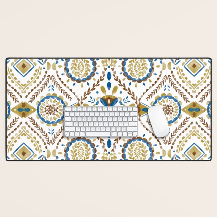 Artisan Tile Essence Flowery Desk Mat Gallery Image 1