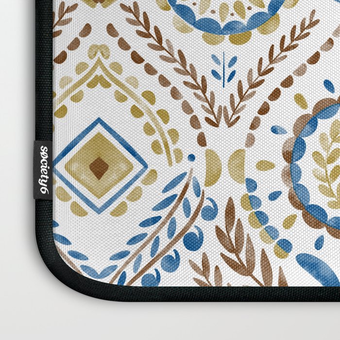 Artisan Tile Essence Flowery Laptop Sleeve Gallery Image 3