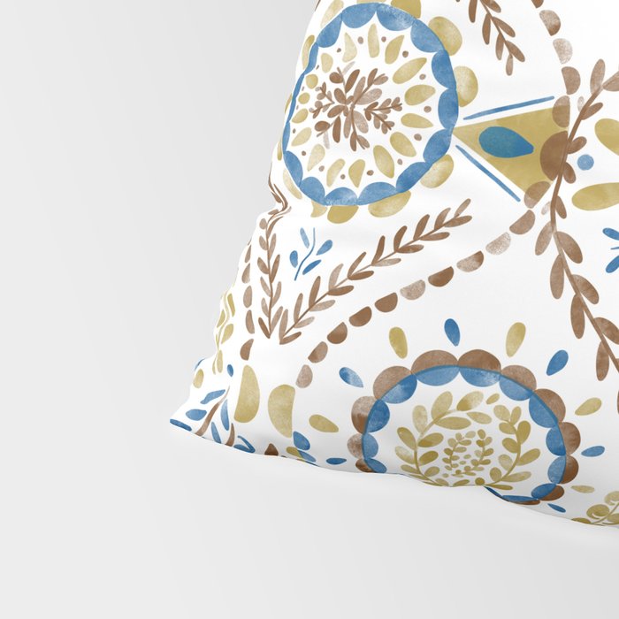 Artisan Tile Essence Flowery Pillow Sham Gallery Image 4