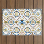 Artisan Tile Essence Flowery Outdoor Rug Gallery Image 1