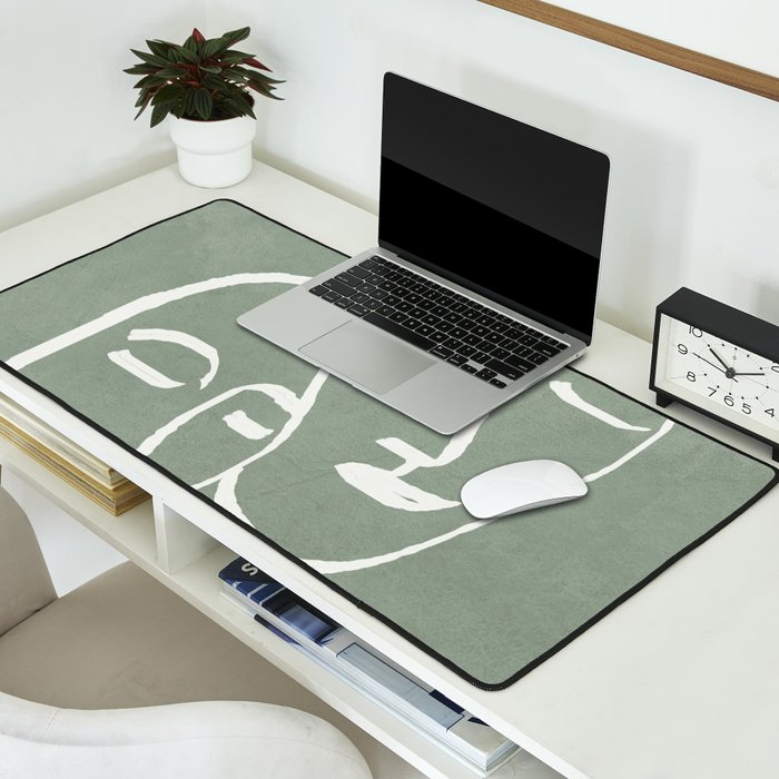 Abstract Masks Desk Mat Gallery Image 2