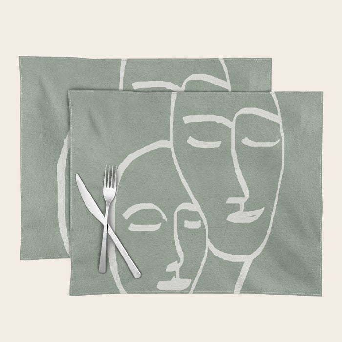 Abstract Masks Placemat Gallery Image 1