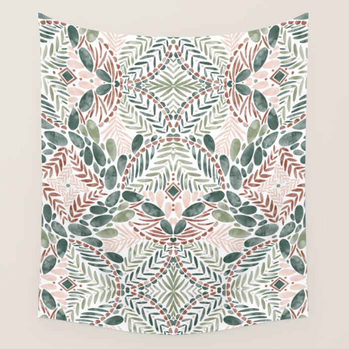 Jungle Charm Artistic Medley Wall Tapestry Gallery Image 1