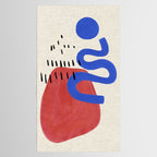 Rainy Blue Wiggle Tablecloth Gallery Image 2