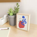 Rainy Blue Wiggle Mini Art Print Gallery Image 2
