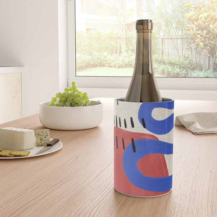 Rainy Blue Wiggle Wine Chiller Gallery Image 4