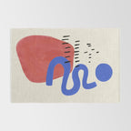 Rainy Blue Wiggle Rug Gallery Image 2