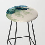Beautiful Peacock Feathers Stool Gallery Image 2